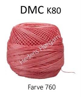 DMC K80 farve 760 Rosa